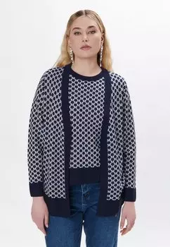 Кардиган GEOMETRIC PATTERN Maison Form'elle, синий