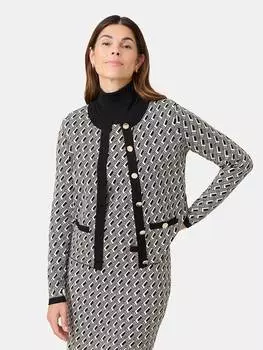 Кардиган Gerry Weber, цвет schwarz/creme