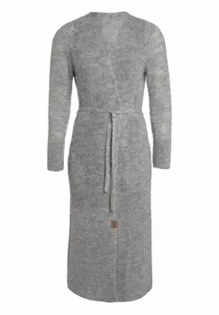 Кардиган GINA Knit Factory, светло-серый