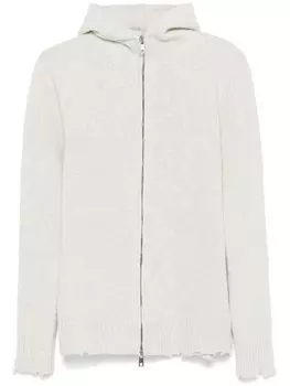 Кардиган Giorgio Brato из натуральной шерсти, белый