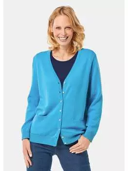 Кардиган GOLDNER, бирюзовый