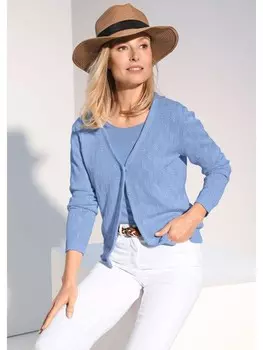 Кардиган GOLDNER Cardigan, цвет himmelblau