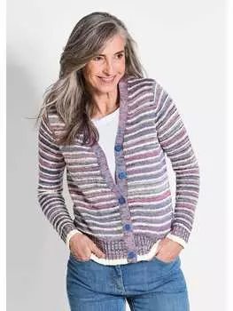 Кардиган GOLDNER, цвет bunt/gemustert