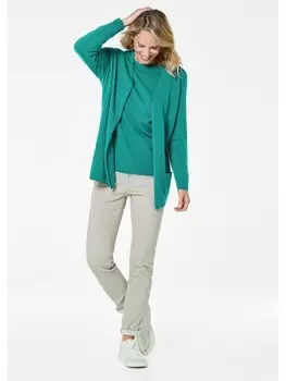 Кардиган GOLDNER Kaschmirstrickjacke, цвет smaragd