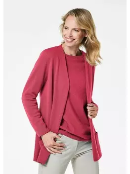 Кардиган GOLDNER Kaschmirstrickjacke, розовый