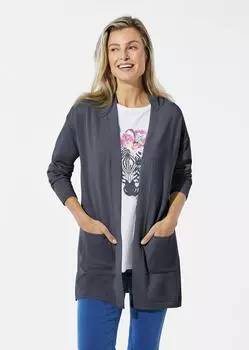 Кардиган GOLDNER Longstrickjacke, морской