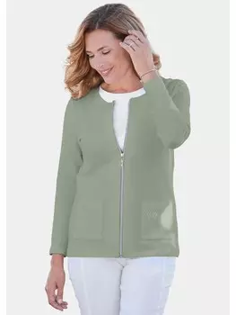 Кардиган GOLDNER Shirtjacke, цвет baummoos