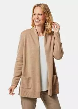 Кардиган GOLDNER Strickjacke, бежевый