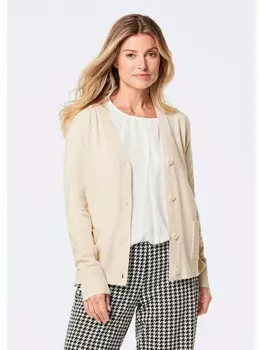 Кардиган GOLDNER Strickjacke, бежевый