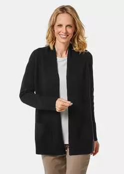 Кардиган GOLDNER Strickjacke, черный