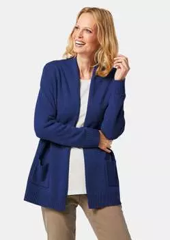Кардиган GOLDNER Strickjacke, морской