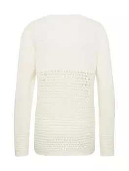 Кардиган GOLDNER Strickjacke Strickjacke mit aufwndiger Strickstruktur, цвет cremewei