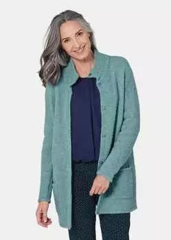 Кардиган GOLDNER Strickmantel, цвет jade