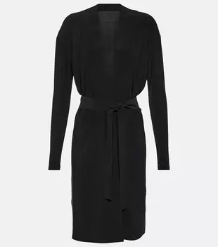 Кардиган Gordon из эластичного джерси MAX MARA, черный