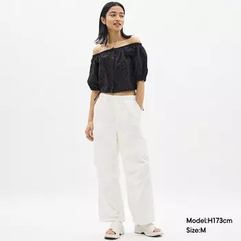 Кардиган GU на шнуровке, светло-розовый / оранжевый