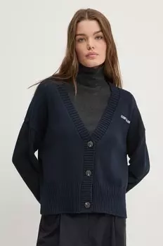 Кардиган Guess Jeans из хлопка, темно-синий