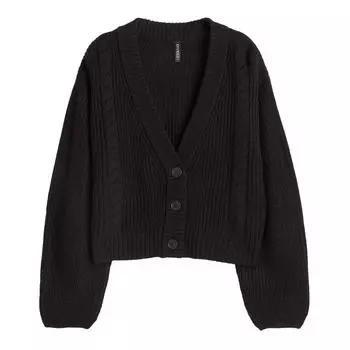 Кардиган H&amp;M Divided Knitted, черный