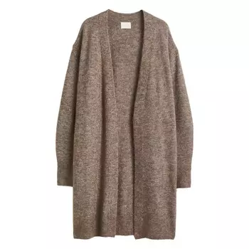 Кардиган H&amp;M Long, темно-серый