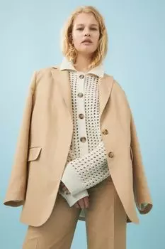 Кардиган H&amp;M, натуральный белый