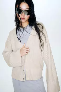 Кардиган H&M, бежевый
