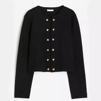 Кардиган H&M Jersey, черный