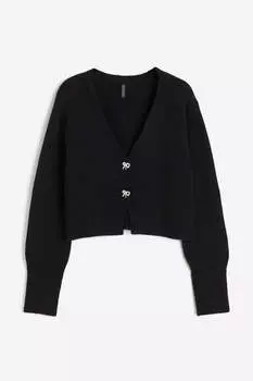 Кардиган H&M Knit, черный