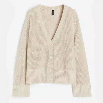 Кардиган H&M, светло-бежевый