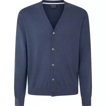 Кардиган Hackett Cotton Cashmere, синий