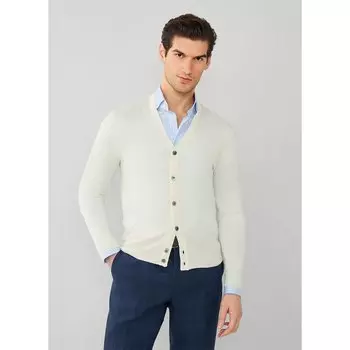 Кардиган Hackett Gmd Merino Silk Cdi, бежевый