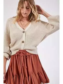 Кардиган Happiness Istanbul, кремовый