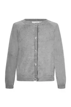 Кардиган happy girls Knit Cardigan, цвет mottled grey
