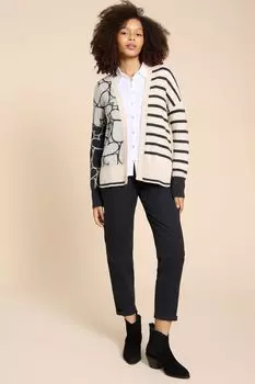 Кардиган Harriet в форме сердца White Stuff, бежевый