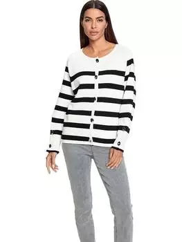 Кардиган Heine, белый/черный