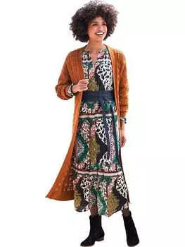 Кардиган Heine Longcardigan, коричневый