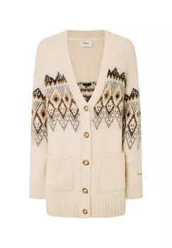 Кардиган HELIA Pepe Jeans, молочный