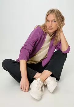 Кардиган hessnatur, фиолетовый