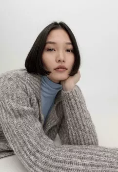 Кардиган hessnatur, серый