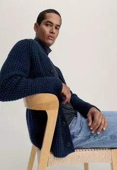 Кардиган hessnatur, синий