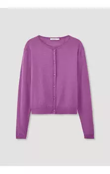 Кардиган Hessnatur Strickjacke, цвет purpurlila
