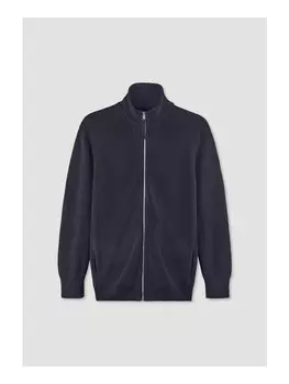 Кардиган Hessnatur Strickjacke Regular, синий