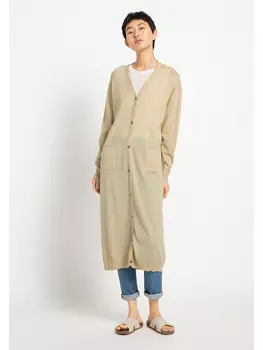 Кардиган Hessnatur Woll, желтый