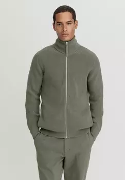 Кардиган hessnatur, зеленый