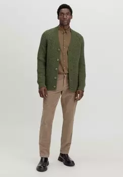 Кардиган hessnatur, зеленый