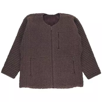 Кардиган Homme Pliss Issey Miyake Fleece Cardigan Brown, коричневый