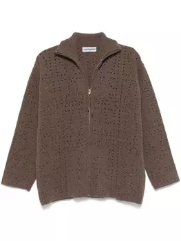 Кардиган Hot Fusion CARNE BOLLENTE, коричневый