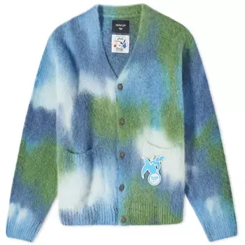 Кардиган Howlin by Morrison x DJ Harvey, окрашенный вручную из мохера из альпаки