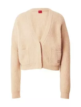 Кардиган HUGO Knit Cardigan Sarendety, цвет Cappuccino