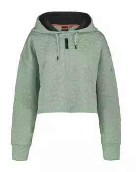 Кардиган Icepeak с капюшоном "D FLEECE JACKE ABBOTTA", зеленый