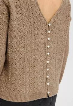Кардиган ICHI, бежевый