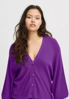 Кардиган ICHI, фиолетовый